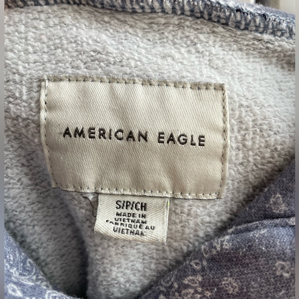 American Eagle Bandana Print Oversized Hoodie